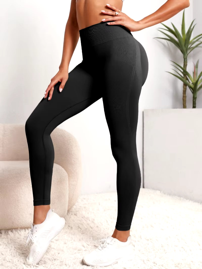 Women Seamless Hip Lifting Women Seamless Sports Leggings High Waist Fitness Leggings Push up Yoga Leggings Gym Clothing Sports