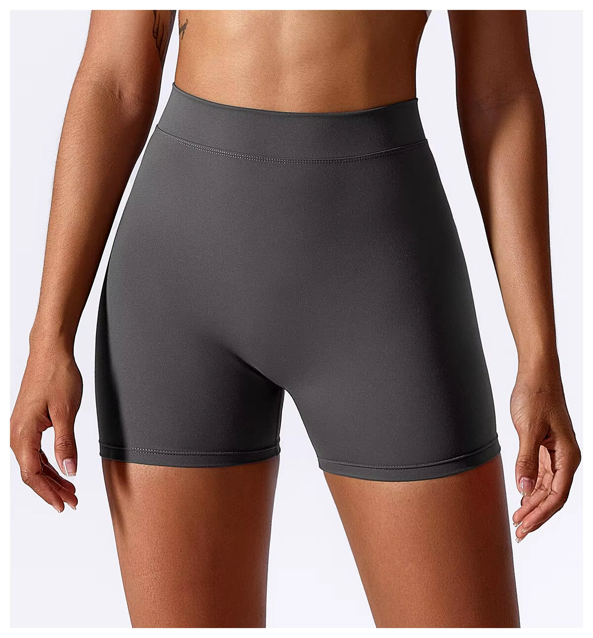 Women'S Sexy Stretch Yoga Shorts with Hip Lifting and Abdominal Tightening Tight Fitness Wearing Running Pants Externally