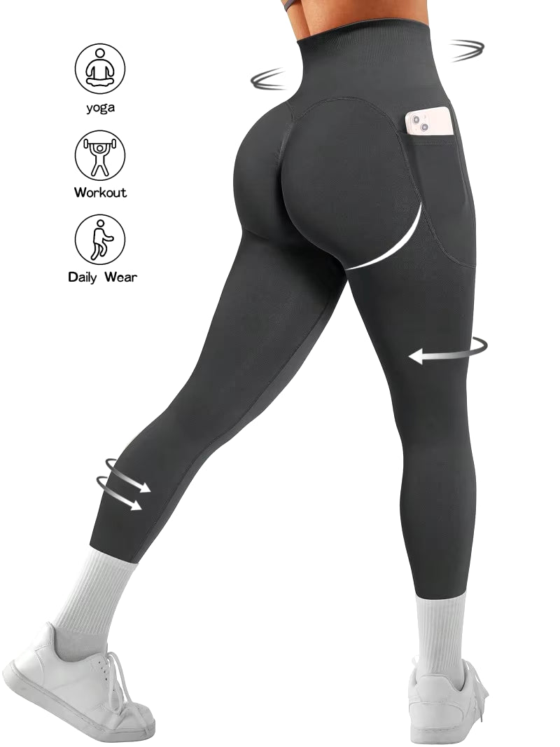 Sexy Scrunch Leggings Push up Tights Woman Back Gym Sport Women Fitness Legging Butt Lift Yoga Pants